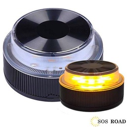 NK SOS Road- Báliza luz de Emergencia | Luz de Emergencia Autónoma | Luz LED | Señal V16 de Preseñalización de Peligro Homologada