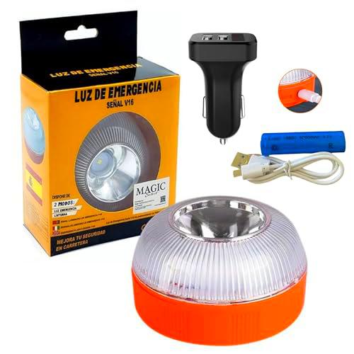 Luz de Emergencia Homologada V16, Autorizada por la DGT para