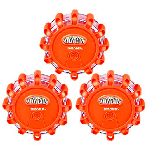 2 Luces LED De Emergencia Magnéticas Con 9 Modos De Parpadeo – Baliza Portátil IP65 Para Coche Y Rescate