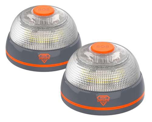 Hero Driver LED Pack 2X Baliza V16 Conectada y Geolocalizada