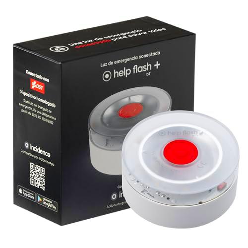 help flash IoT+, Luz de Emergencia V16 con Geolocalización y más de 250 candelas de potencia