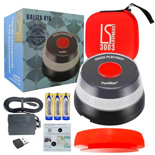 LifeProject3003 - Baliza v16 geolocalizada, v16 homologada dgt geolocalizacion 3.0