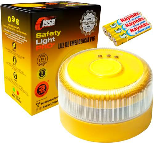 ISSE SAFETY Baliza v16 Homologada DGT SIM y Datos Incluidos hasta 2038