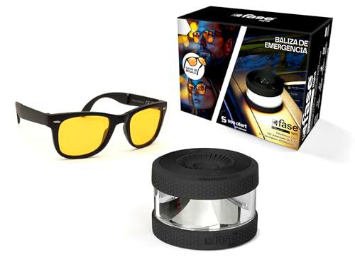 Luz Emergencia Coche Homologado DGT con Gafas de Conducción Nocturna