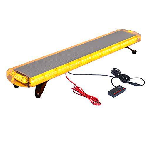 PROZOR 88 LED Barra de Emergencia Luz Flash Estroboscópica 21 Modos de Parpadeo