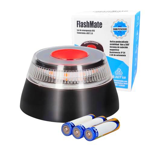 MAGIC SELECT Luz Emergencia V16 Homologada DGT con Geolocalización para Señalización en Carretera de Coche y Moto