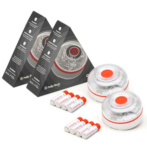 help flash IoT Luz de Emergencia V16 con Geolocalización Pack 2 uds