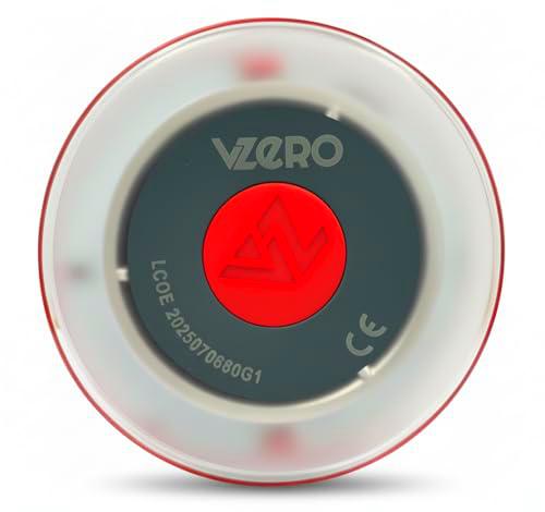 VZero - Luz de Emergencia V16 con Geolocalización, Señal Homologada Conectada con DGT 3.0