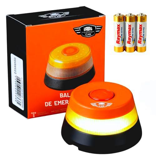 Baliza V16 Homologada con Geolocalización GPS | Conexión DGT 3.0 + SIM Incluida hasta 2038 | Obligatoria España 2026 | Luz LED 360º 1km