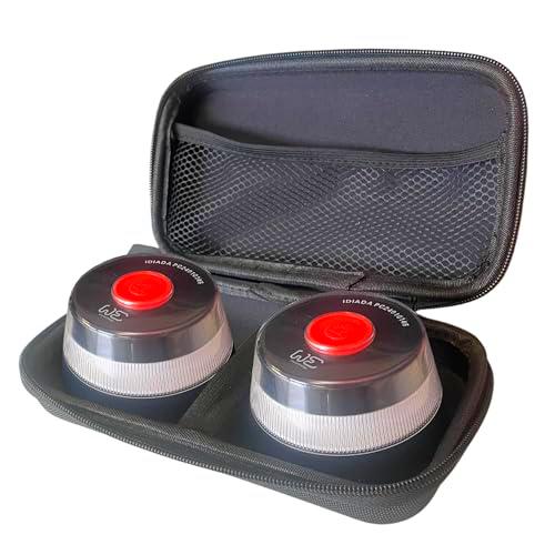 Funda Doble Antigolpes para Baliza luz de emergencia V16 Homologada DGT + 2x Baliza WE Luz de emergencia V16