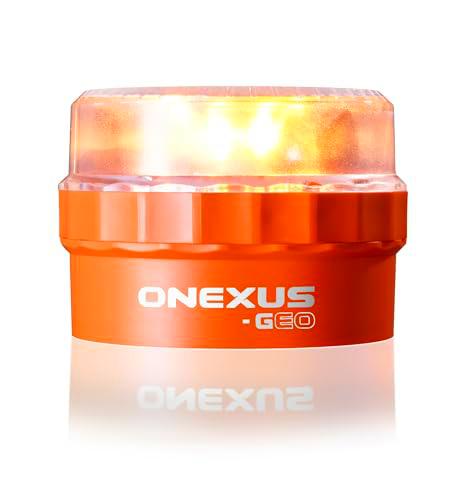 ONEXUS Baliza V16 Homologada DGT 2026 Geolocalización GPS y la única con Indicador de Carga de batería.